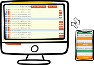 Desktop to mobile communication